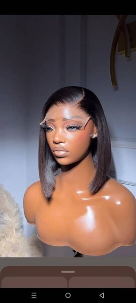 Perruque Bob Lisse Naturelle