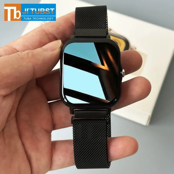 Smartwatch écran carré noir