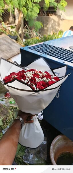 Bouquet de roses rouges