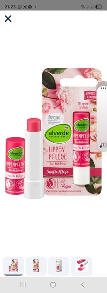 Baume à lèvres hydratant Alverde