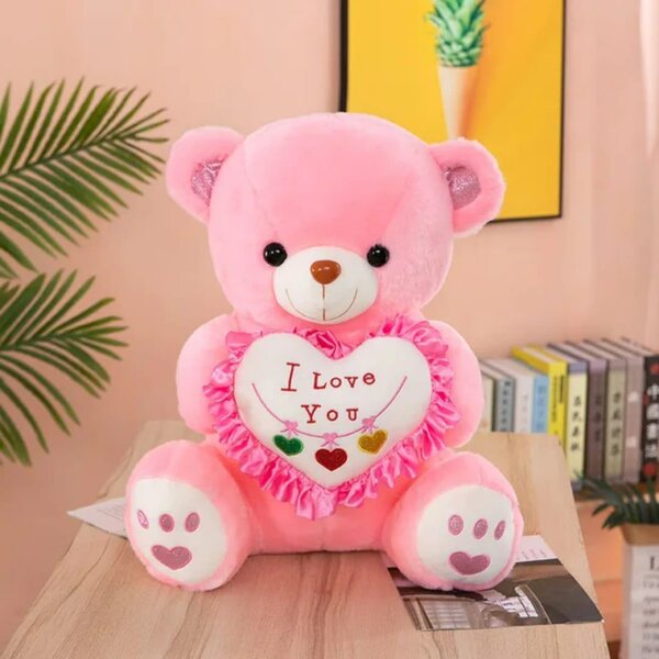 Peluche Ours Rose Amour