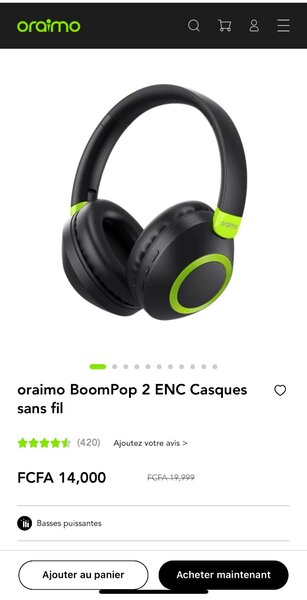 Oraimo Casque