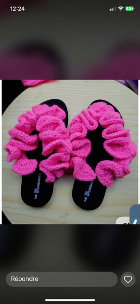 Tongs Crochet Confort