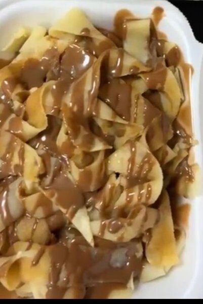 Pâtes fraîches au caramel