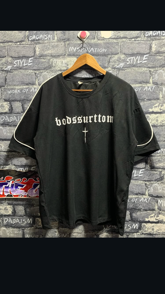 T-shirt noire unisexe