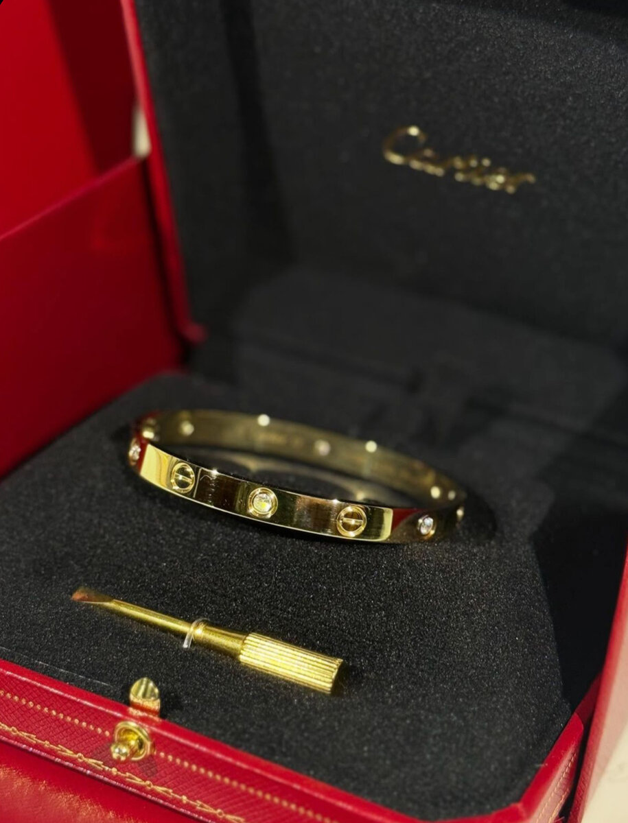 Bracelet en or avec diamants