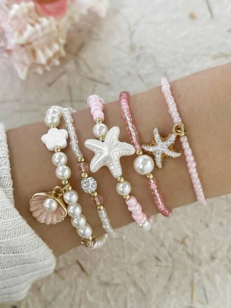 Bracelets d'été perles étoile