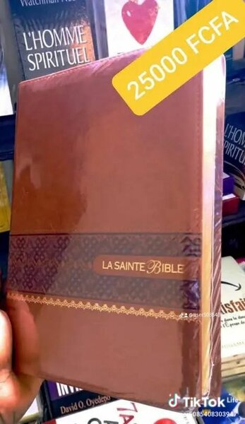 La Sainte Bible en Cuir