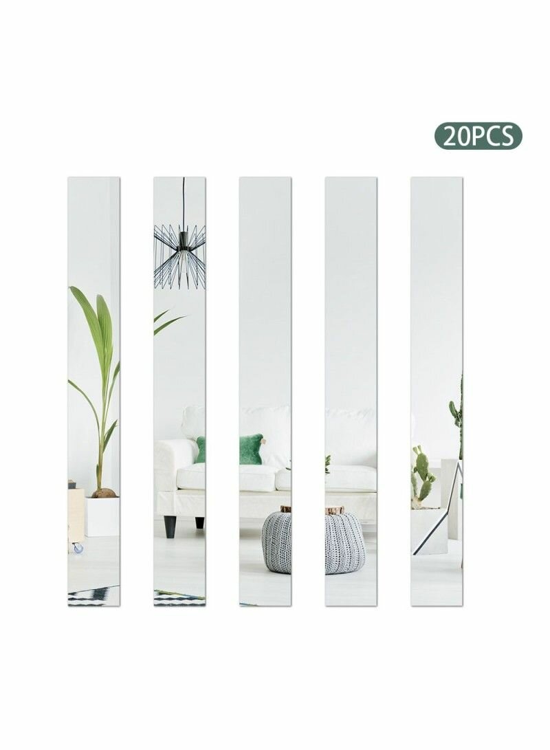 20PCS  ACRYLIC MIRROR WALL
