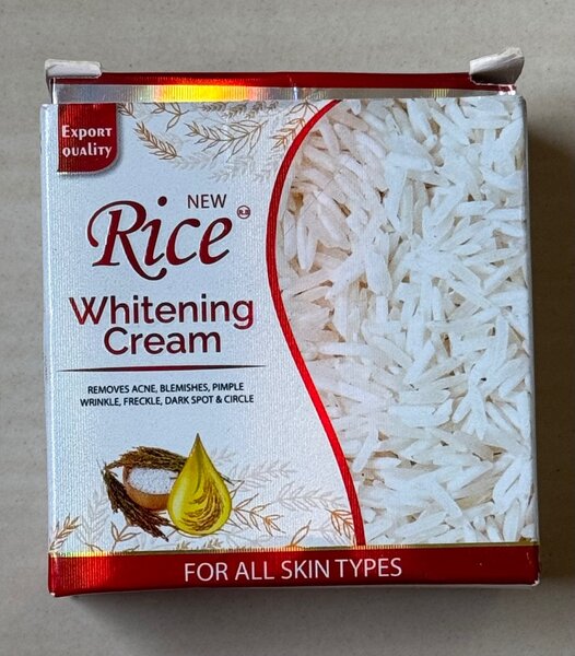 Rice whitening beauty cream