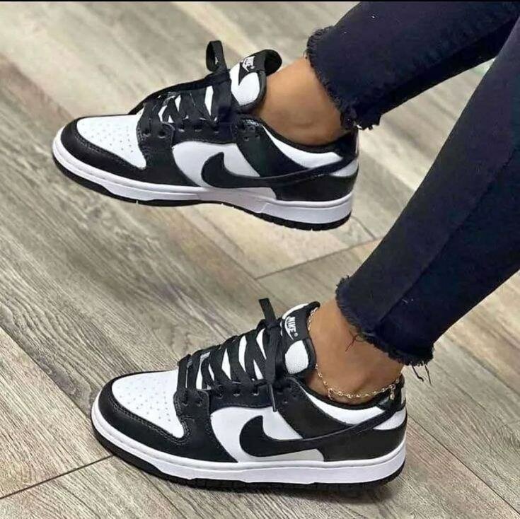 Sneakers unisex noir et blanc