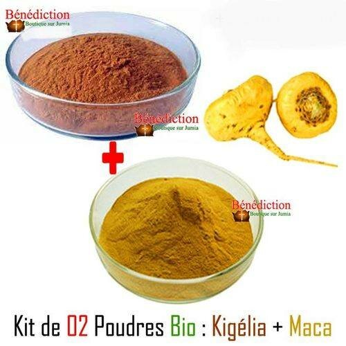 Kit 2 Poudres Kigélia  + Maca