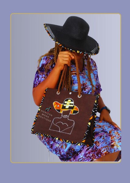 Sac à main caba chapeau coloré