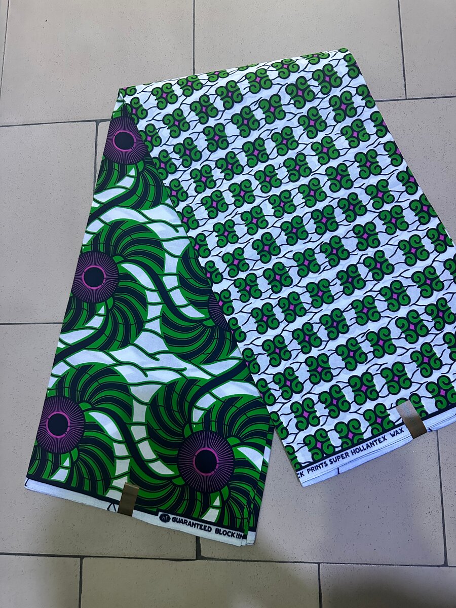 Tissu Wax Africain Coloré