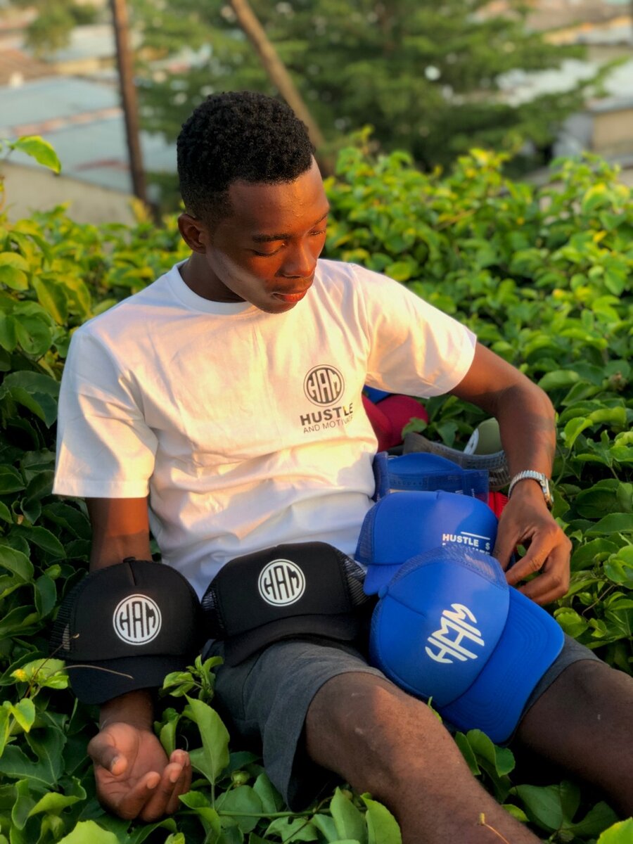 Hustle and Motivate caps k65