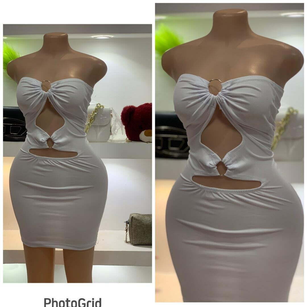 Sexy ladies white dresses