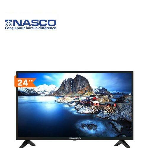 Nasco SLIM TV LED 24'' - Analogique - 2 HDMI- 2 USB - 12 moi