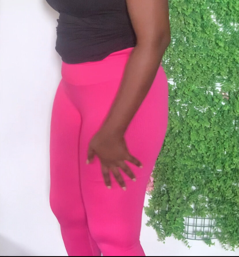 Leggings de sport rose vif