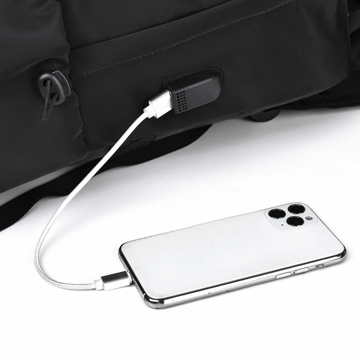 Sac à dos USB homme grande capacité