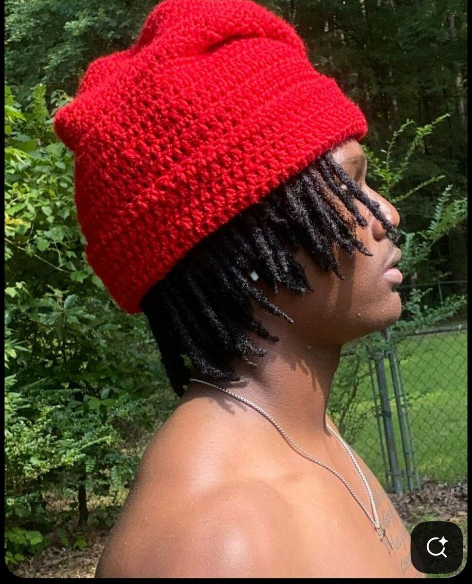 Bonnet en crochet fait main