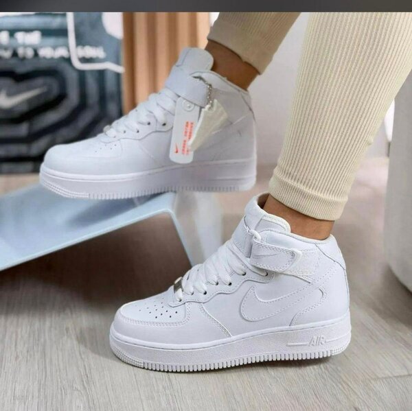 Baskets montantes blanches