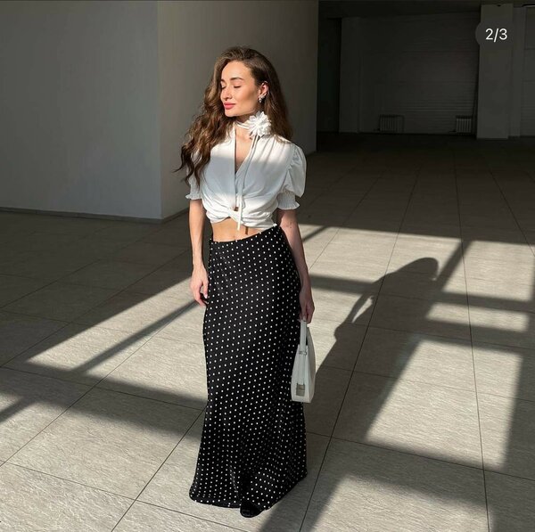 Трендовые макси юбки