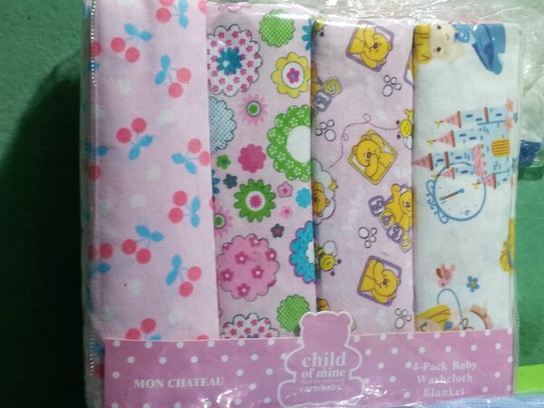 Lot de 4 langes bébé