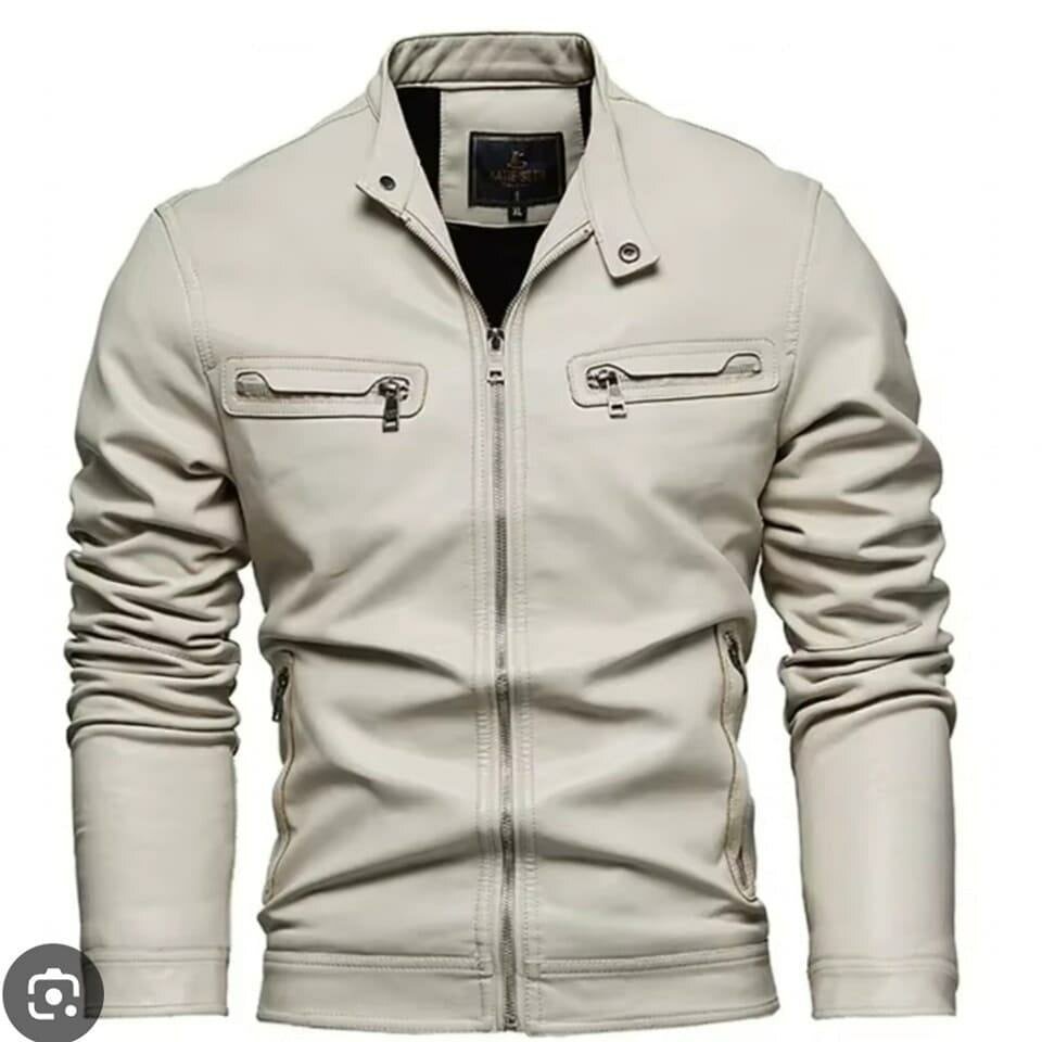 Blouson Moto Homme Style Moderne