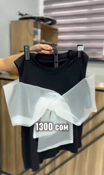 футболка черная