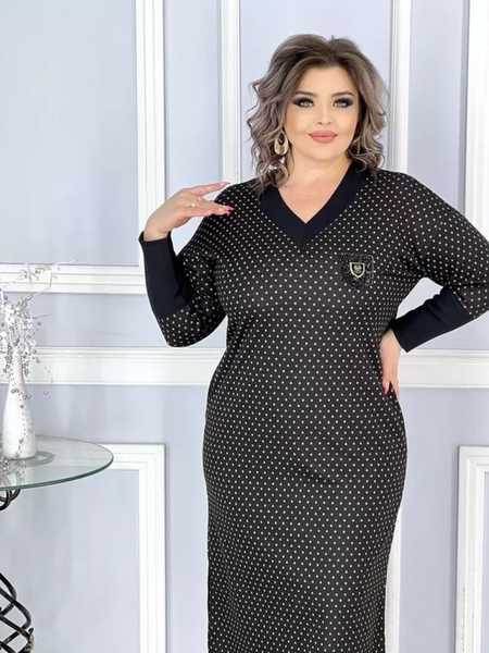 Платье трикотажное