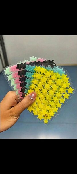 Autocollants Étoiles Colorées