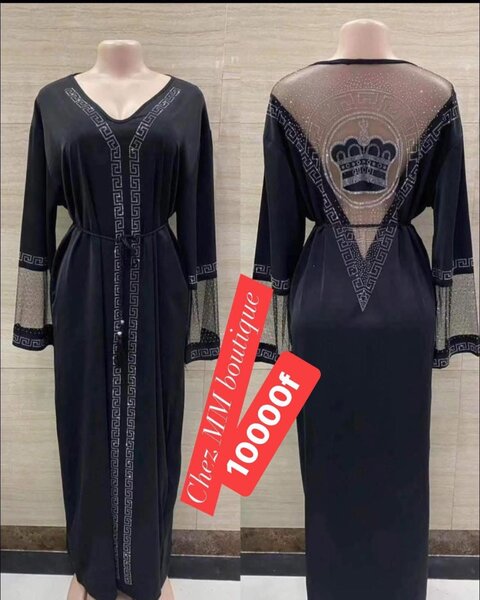 Abaya boubou avec Foulard
