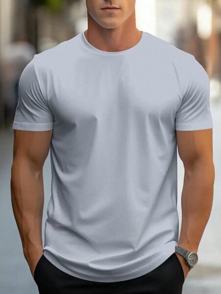 T-shirt blanche basique homme