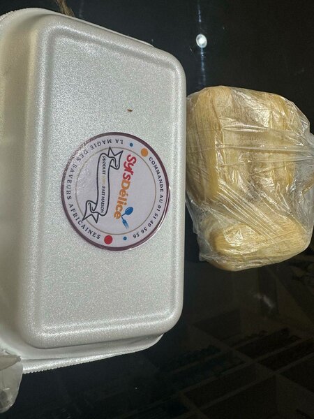 Repas Dokounou, poisson,dindon