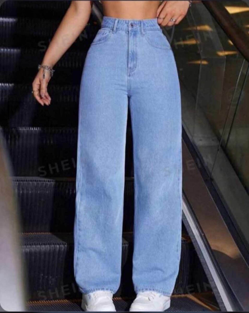 Straight leg jeans