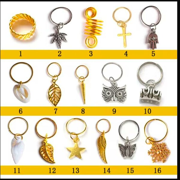 Bijoux Cheveux Bohème Colorés