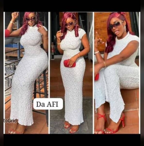 Robe longue élégante blanche