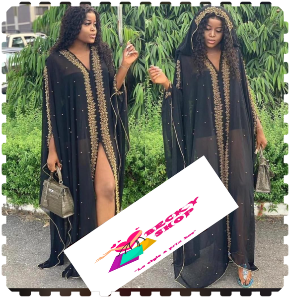 Abaya élégante brodée