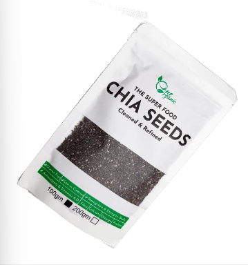 Chia Seeds 100Gm - Clean Organic, Weight Loss
