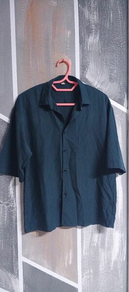 Chemise homme casual noire