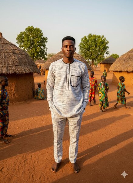 Complet tunique homme