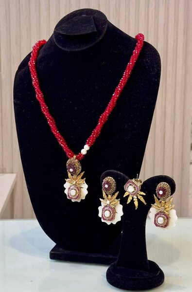 Ladies wedding set Necklace earrings and Ring