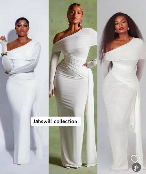 Robe élégante asymétrique