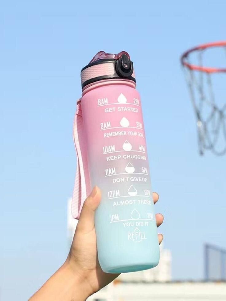 Bouteille d'eau Motivante Colorée