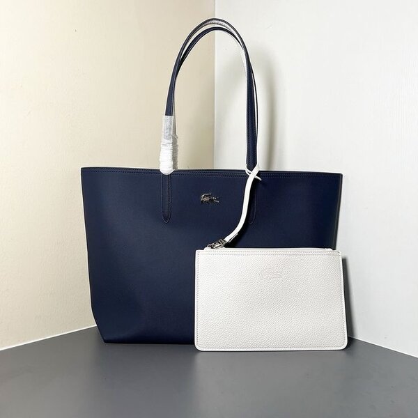 Sac cabas en cuir avec pochette