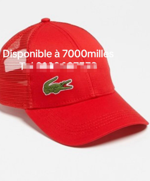 Casquette rouge