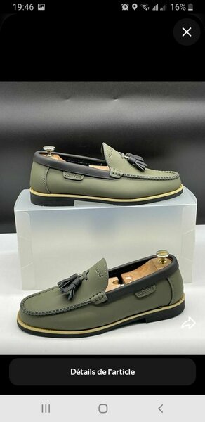 Mocassins en cuir élégants