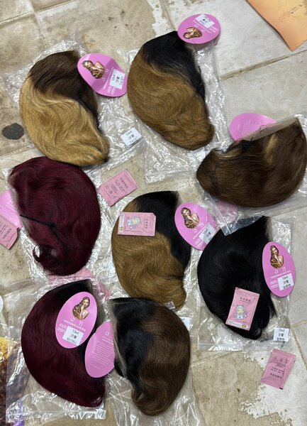 Extensions capillaires colorés