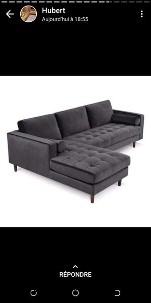 Canapé d'angle moderne