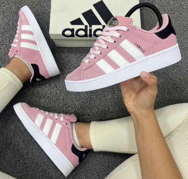 Chaussures Adidas Campus Femme Rose